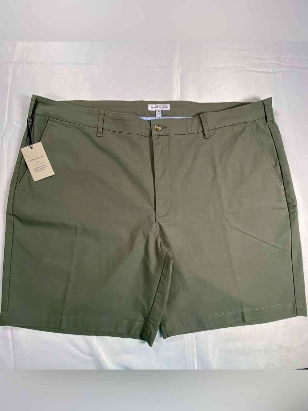 Peter Millar Crown Comfort Shorts Mens 42 Green Classic Fit Stretch Golf NWT